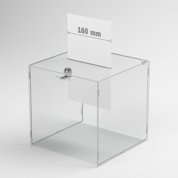 Plastová priesvitná krabica 25x25x25 cm